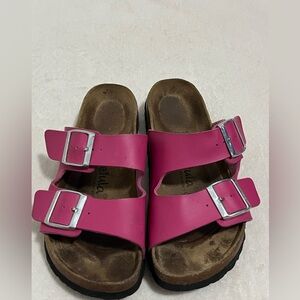Betula by Birkenstock Pink Arizona Sandals